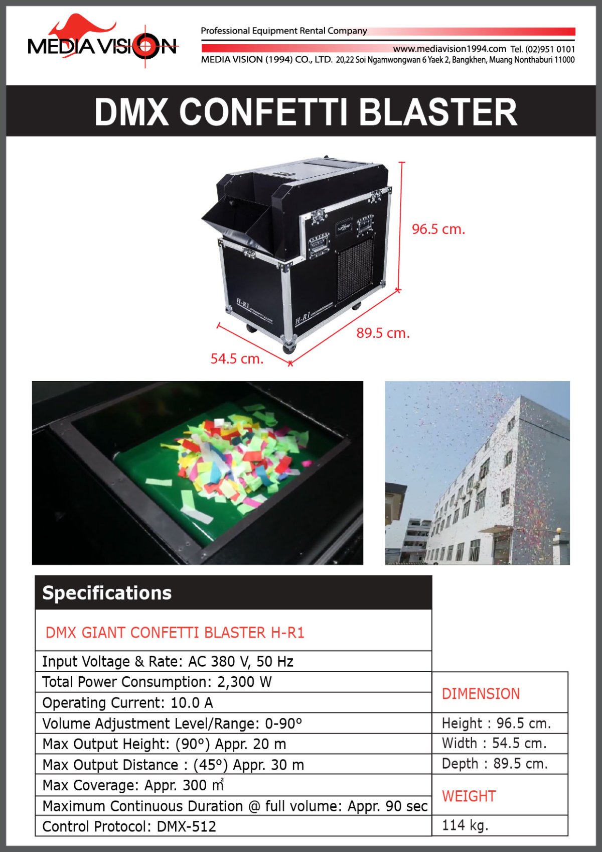 Dmx Confetti Machine DMX CONFETTI BLASTER