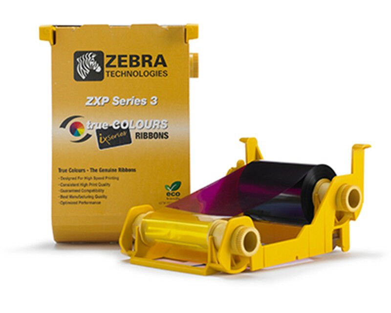 Ribbon Zebra ZXP Series-3 YMCKO 280 Images