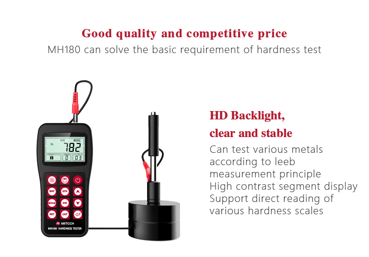 MH180 MITECH , เครื่องวัดความแข็ง HARDNESS TESTER / ราคา jtecengineering