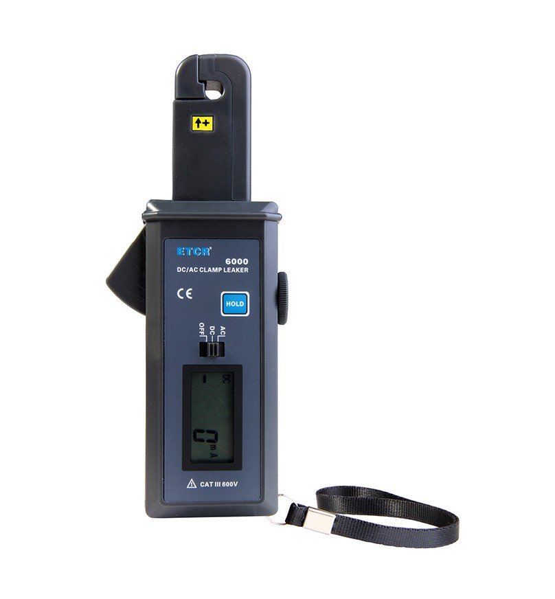 Clamp Leaker Meter ETCR6000 – Misst AC/DC Strom & Leckströme, Mit Datenhalte- & Speicherfunktion