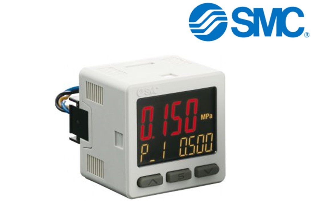 SMC Model ZSE20PPN01LA2K เซนเซอร์วัดและควบคุมความดัน Display
