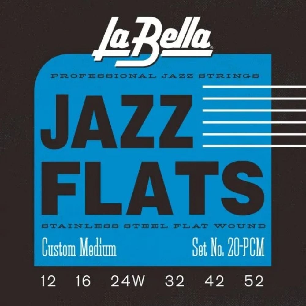 La Bella Jeu Cordes Electrique Jazz Flats  20PCM main image 0