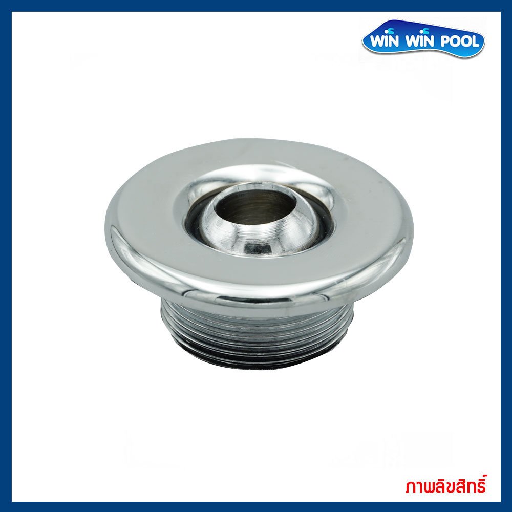 Return inlet Size 1 1/4”- Chrome-plated front panel - winwinpoolshop