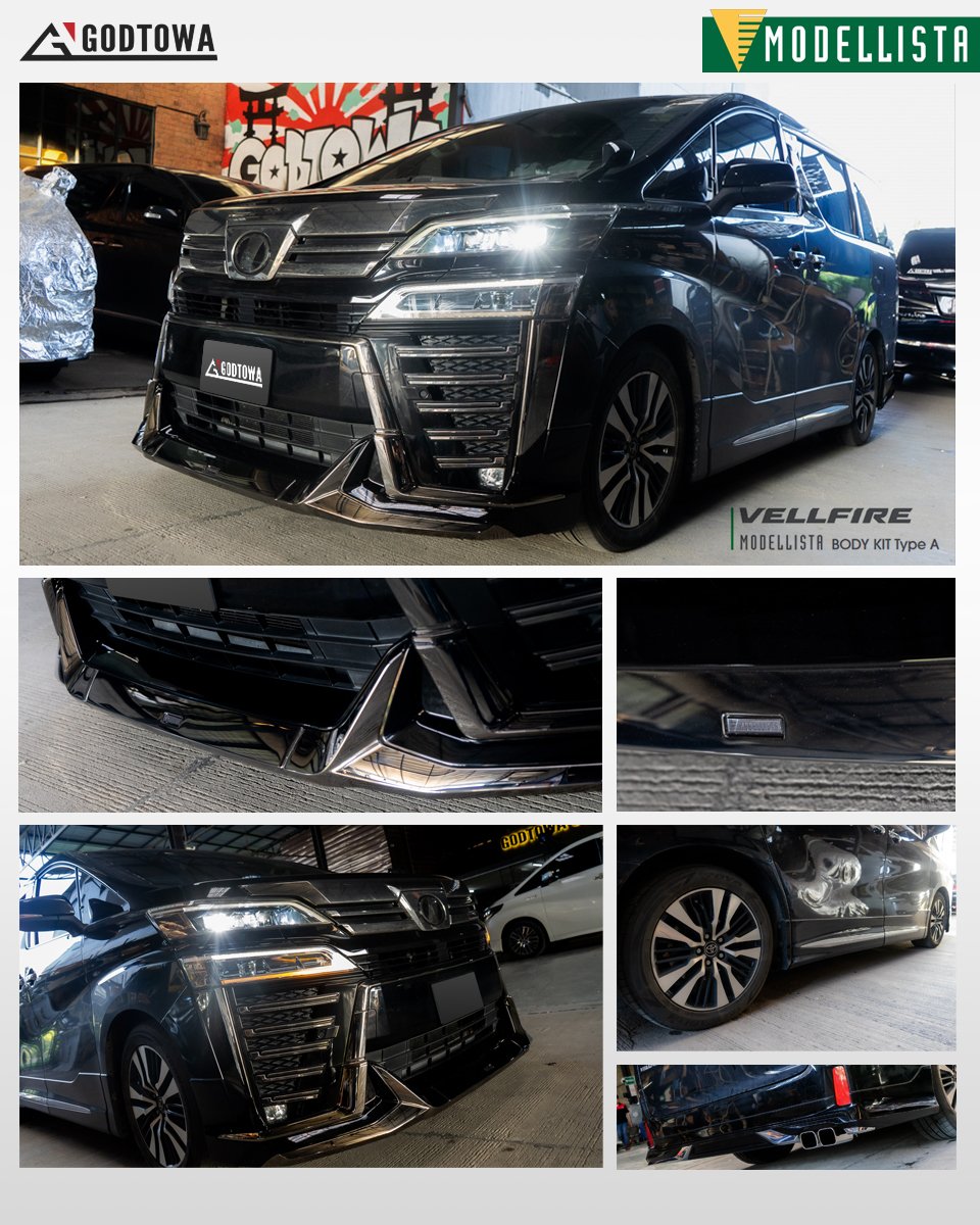 Modellista body kit shop alphard