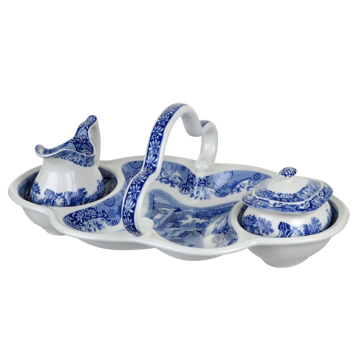 Spode Blue Italian 200周年記念 セット Spode Blue Italian 200th Anniversary 4 Piece Entertaining