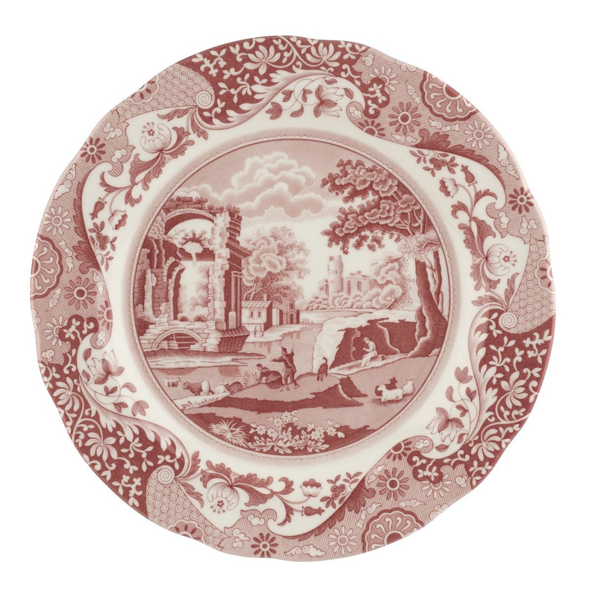 Spode Cranberry Italian in 27 cm Dinner Plate