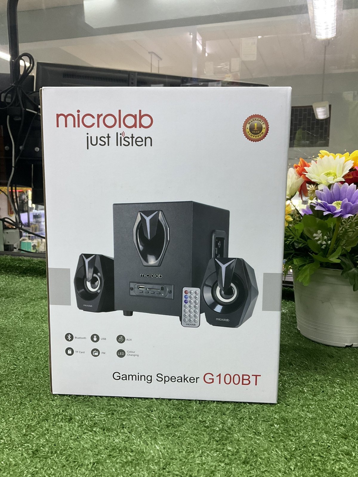 Speaker MICROLAB G100BT ระบบ 2.1 ch. G100 BT ลำโพง ดูหนัง ฟังเพลง ...