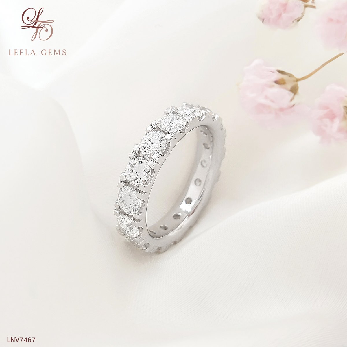 Eternity 「lose sight of...」 Eternity 「lose sight of」 Eternity Ring, 0.20 ct