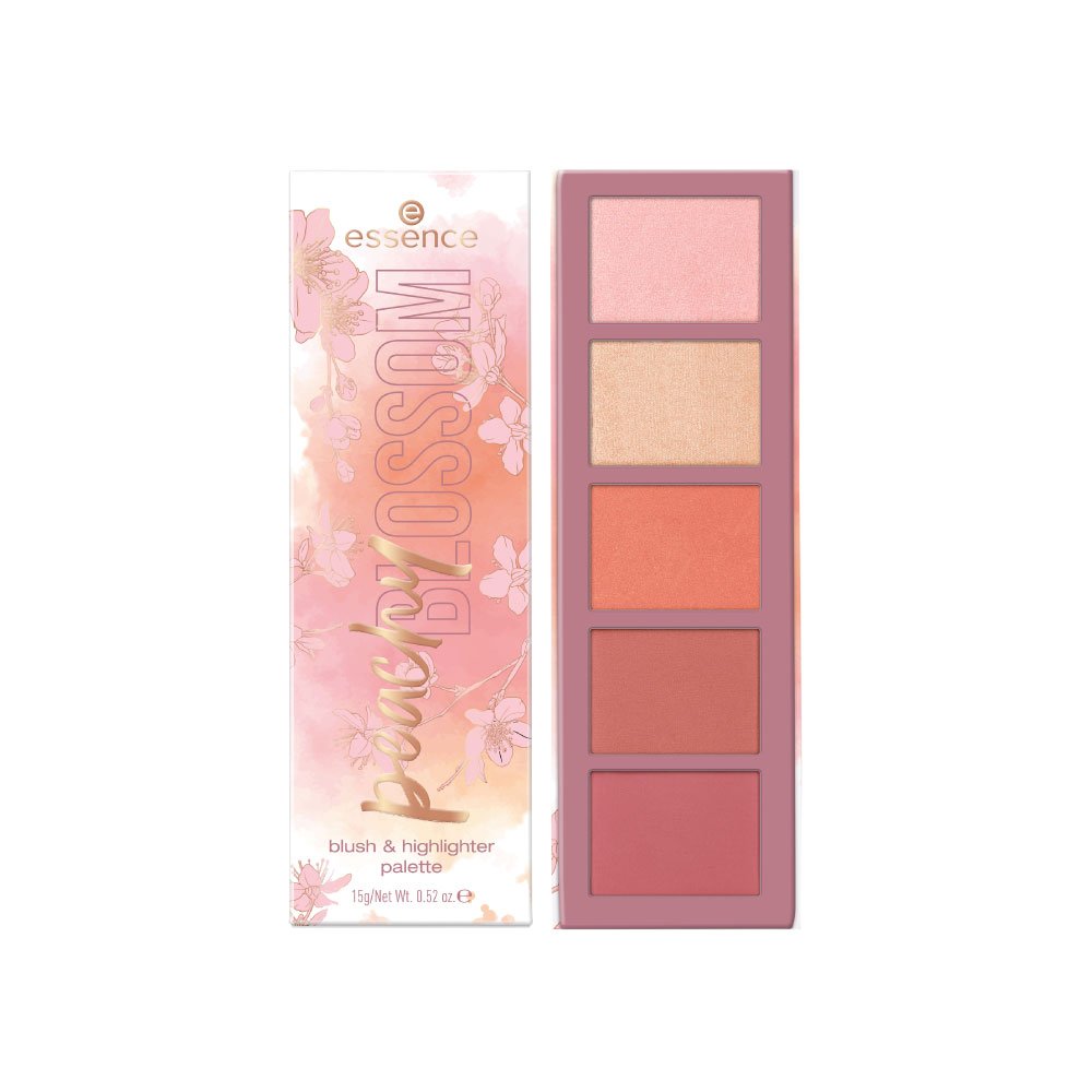 Essence Peachy Blossom Blush Highlighter Palette
