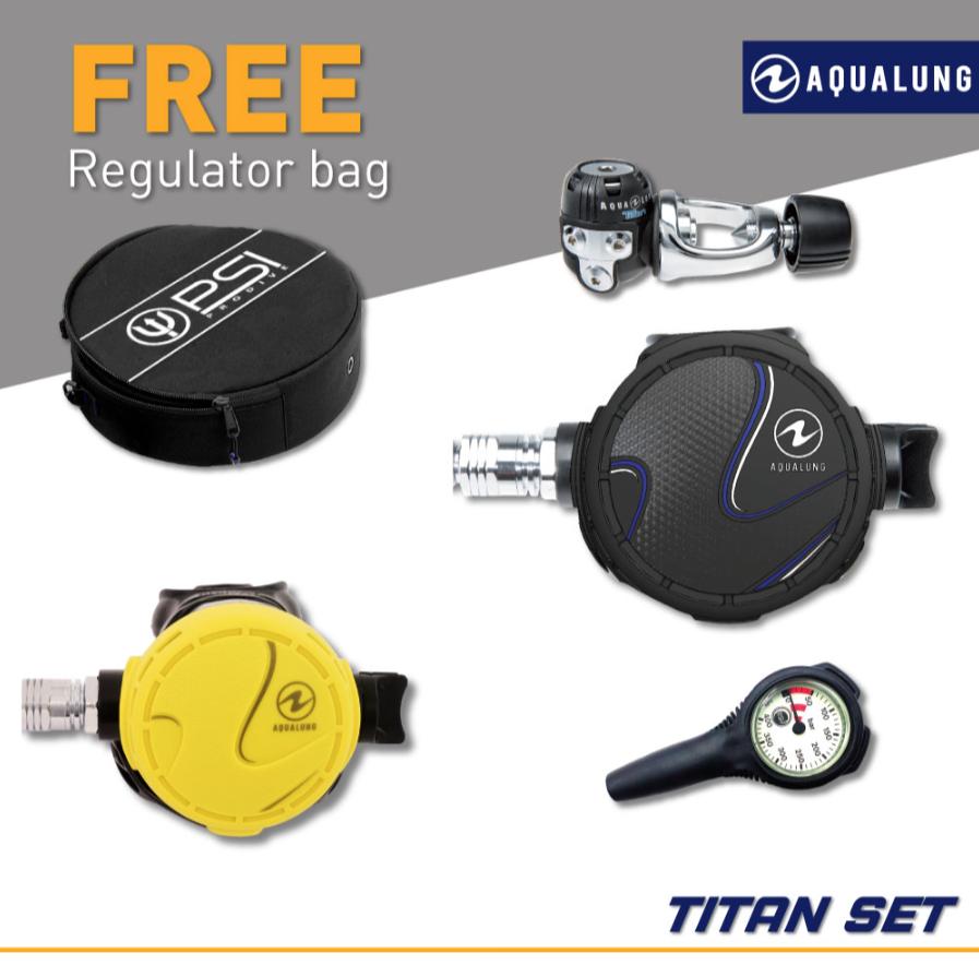 Aqualung Titan Regulator Set - Thai Ocean Academy - thaioceanacademy