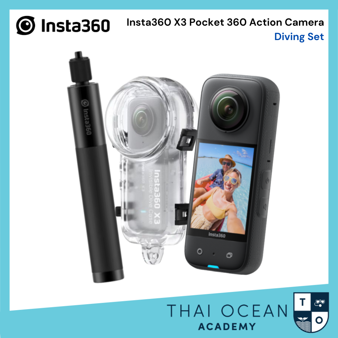 Insta360 X3 Pocket 360 Action Camera - Thai Ocean Academy 