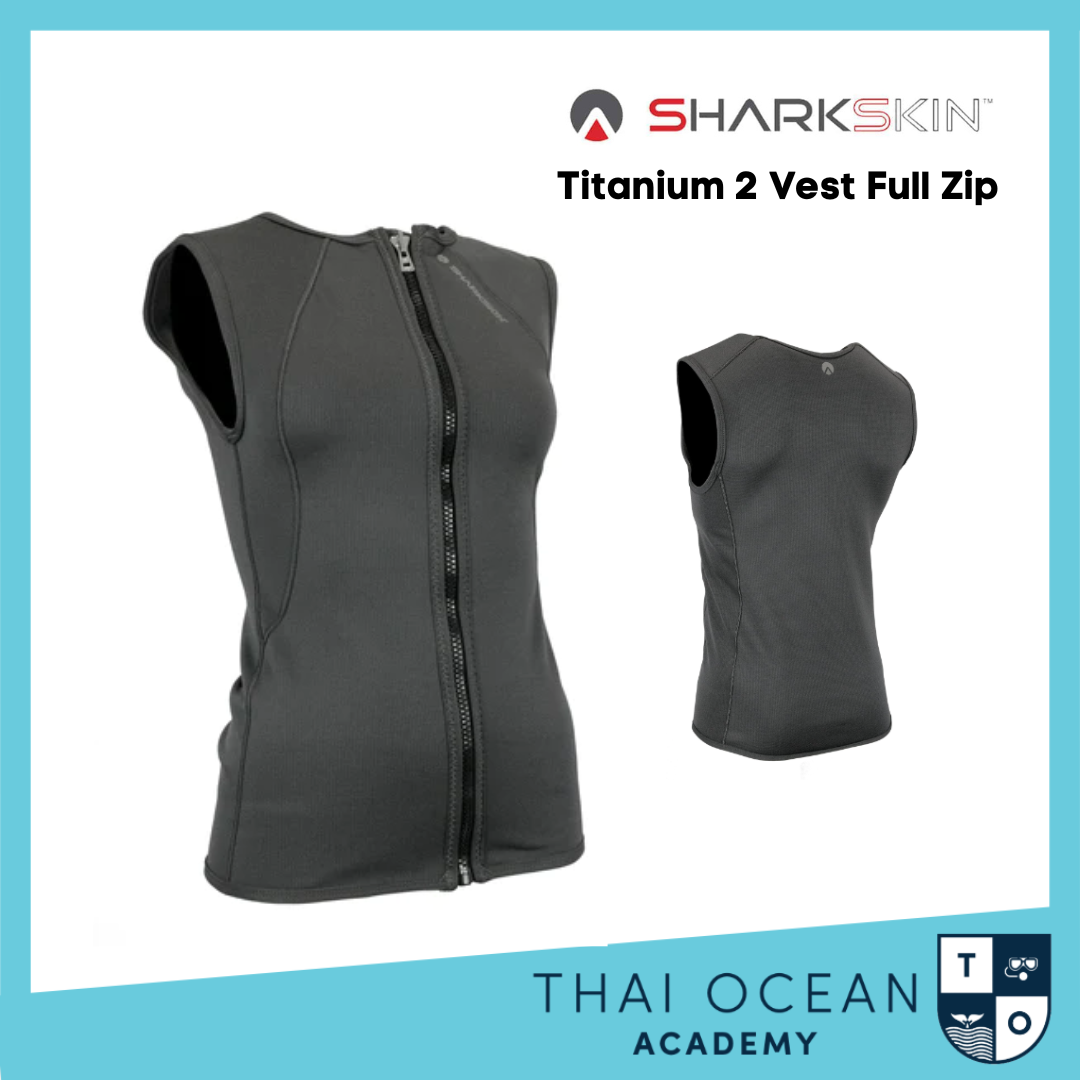 Sharkskin Titanium 2 Vest Full Zip Female | Thai Ocean