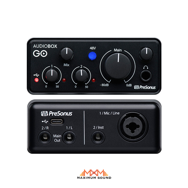 PreSonus AudioBox GO - ออดิโอ อินเตอร์เฟส (Audio Interface)