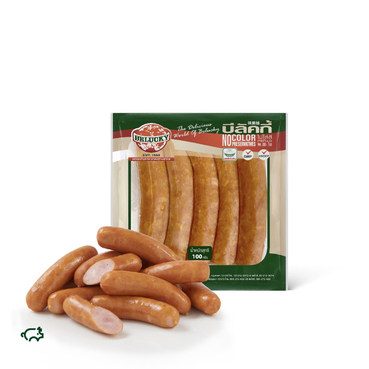 Belucky rabiki Sausage ( 100g / 1000g ) belucky