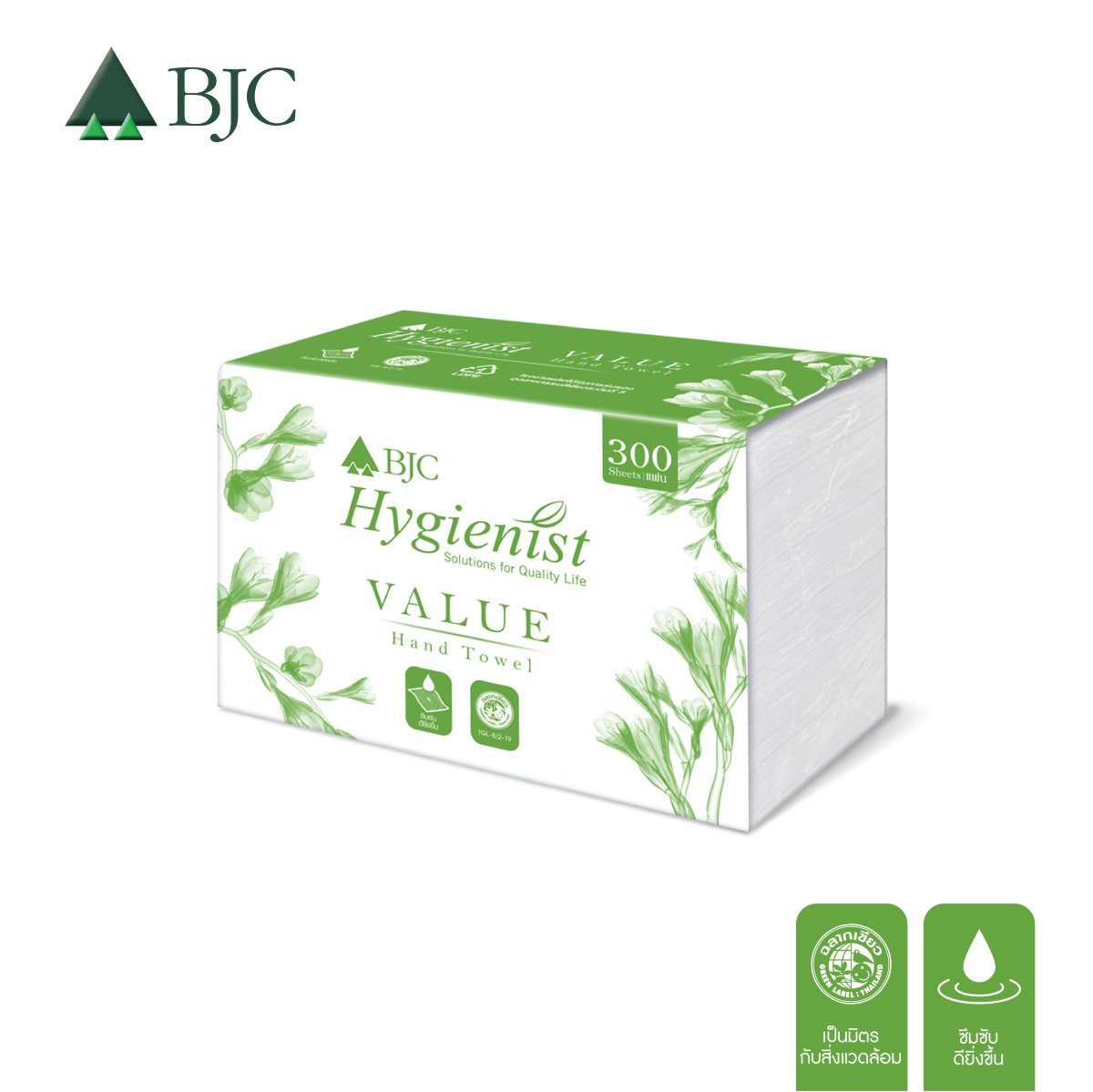 BJC Hygienist Value Interfold Hand Towel 1 Ply 300