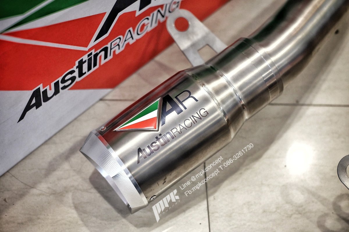 AUSTIN RACING GP1R DECAT TITANIUM EXHAUST BMW S1000RR 2019+
