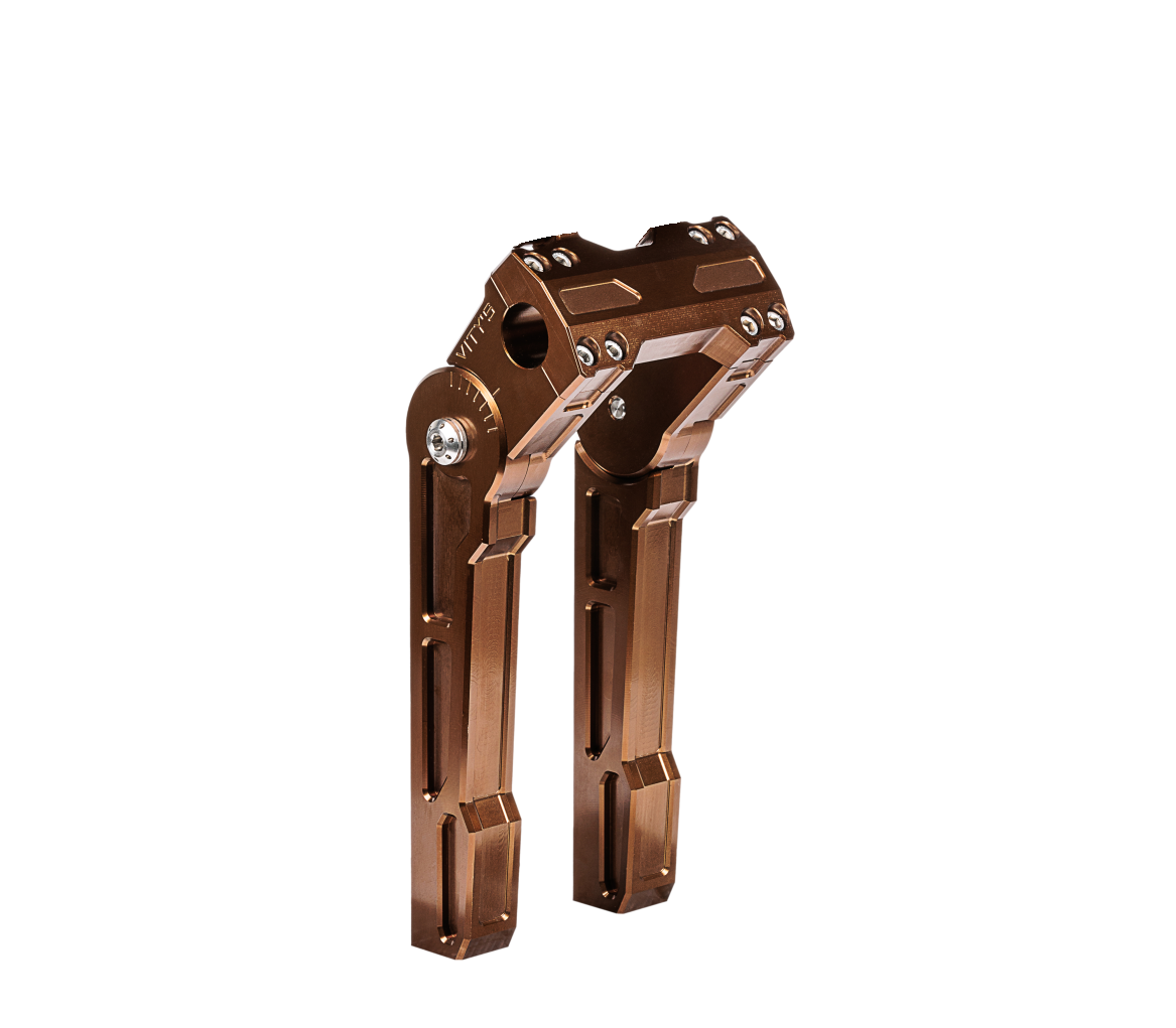 ใหม่ VITYS DESIGN ADJUSTABLE RISER BRONZE ANODIZED 10 IN HIGH 1 1/8 ...