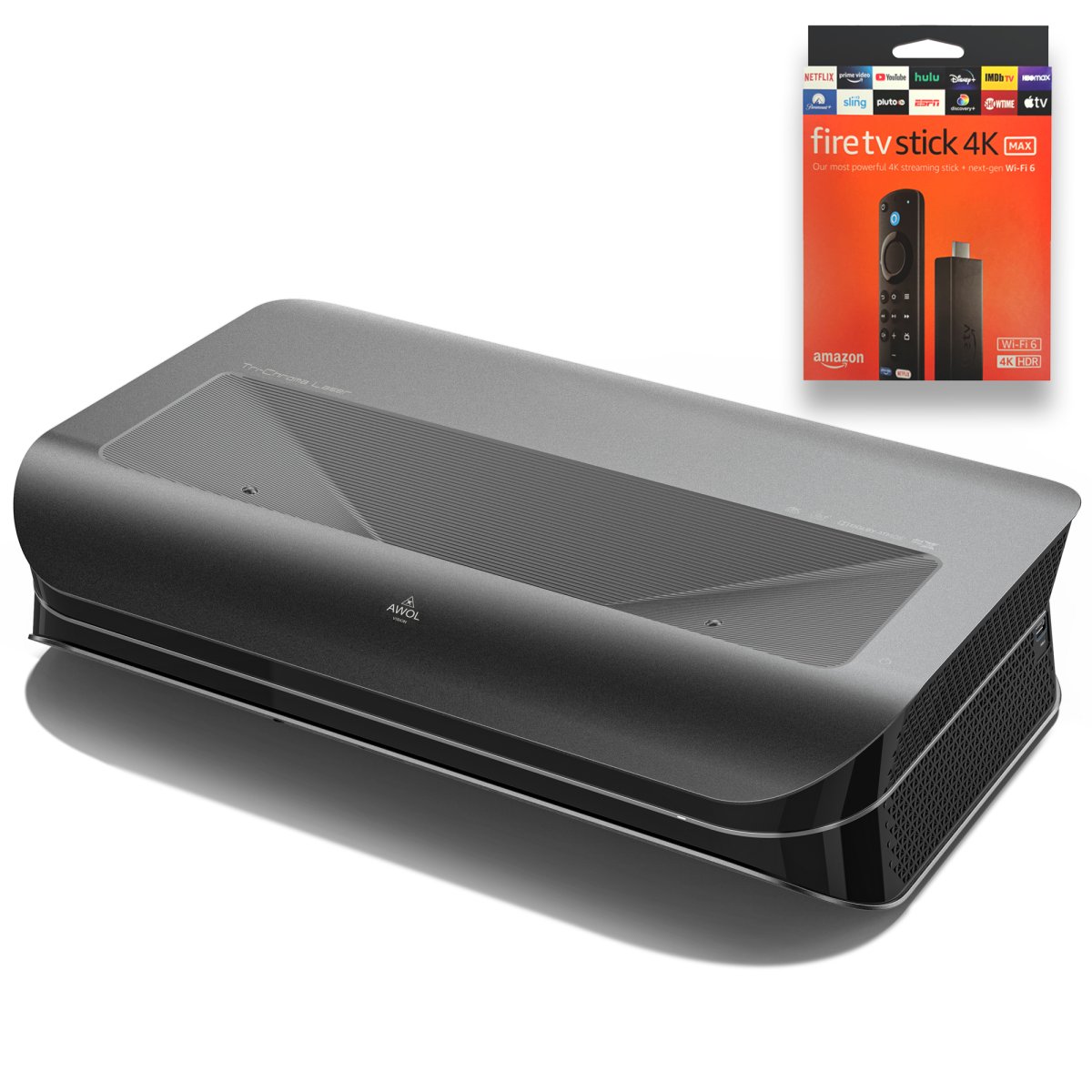 AWOL- LTV 3000 Pro 4K 3D TRIPLE LASER Ultra Short Throw Projector