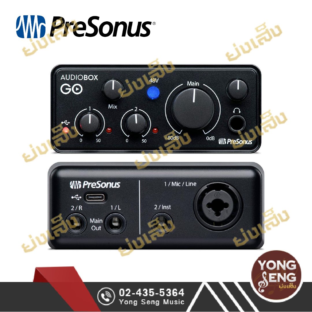 AudioBox Go Interfaces Presonus