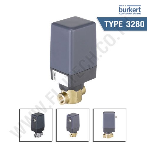 Vanne Motorisée Burkert Type 3280 - 24V - 4/20mA - Neuf Sous Emballage