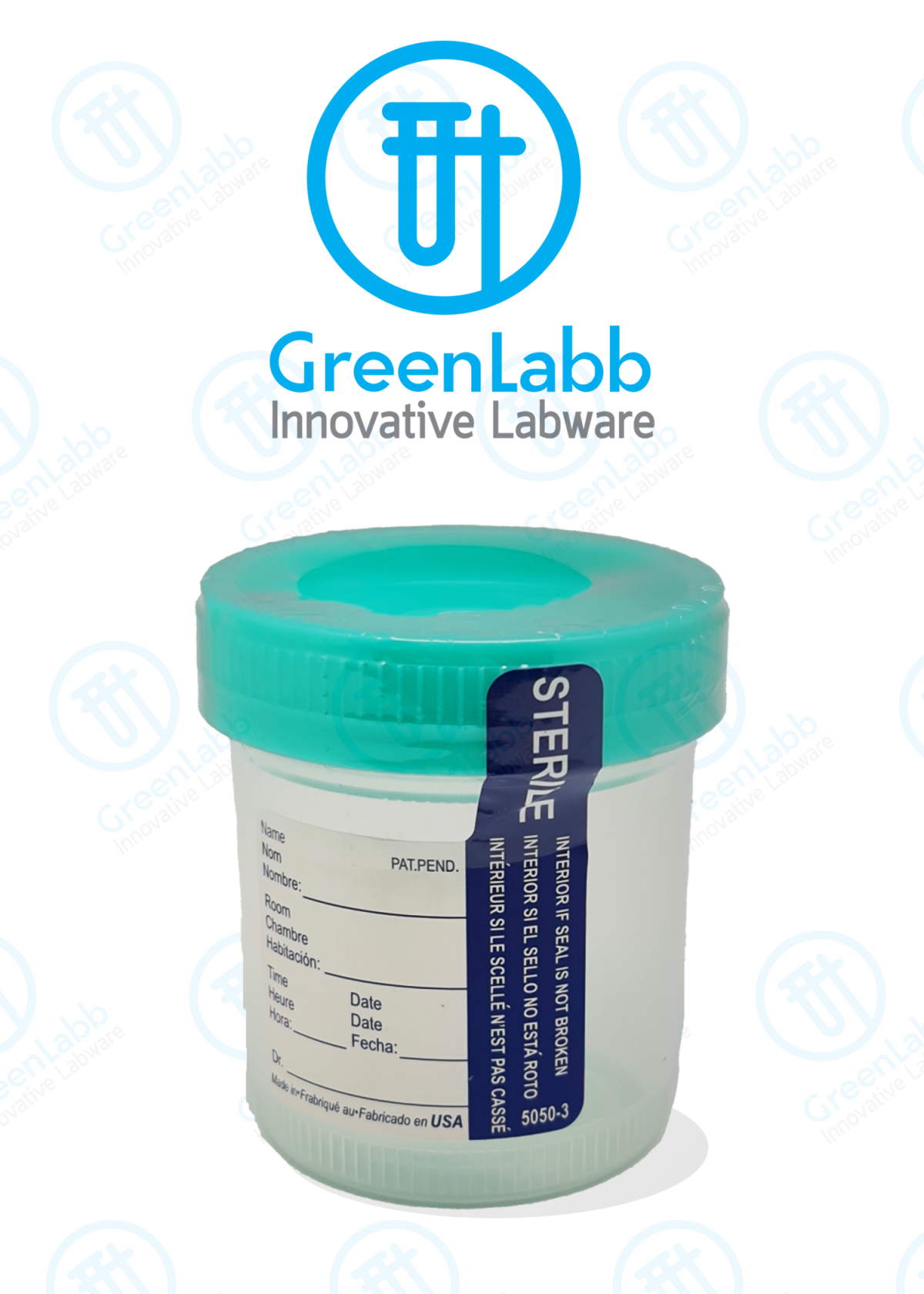 Micro 90 Container Label Specimen Container 90 ml.