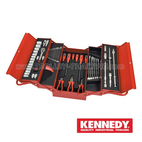 KEN-595-0055K ชุดเครื่องมือช่าง Cantilever 62 Piece Toolbox Tool Set