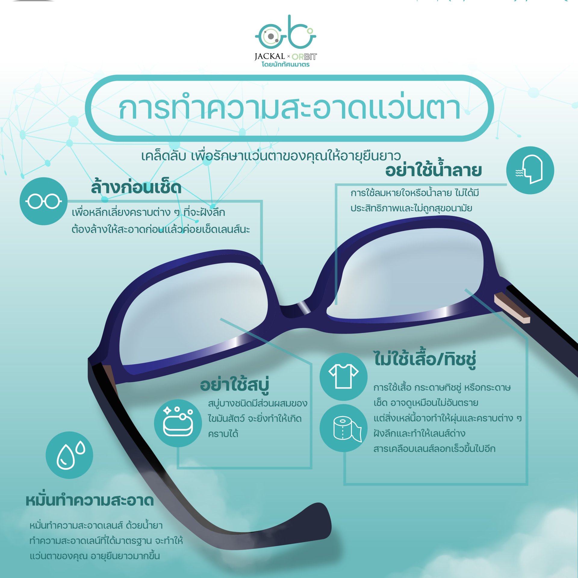 เคล็ดลับ การทำความสะอาดแว่นตา ในแบบฉบับที่คุณอาจจะไม่เคยรู้ เคล็ดลับ การทำความสะอาดแว่นตา ในแบบฉบับที่คุณอาจจะไม่เคยรู้