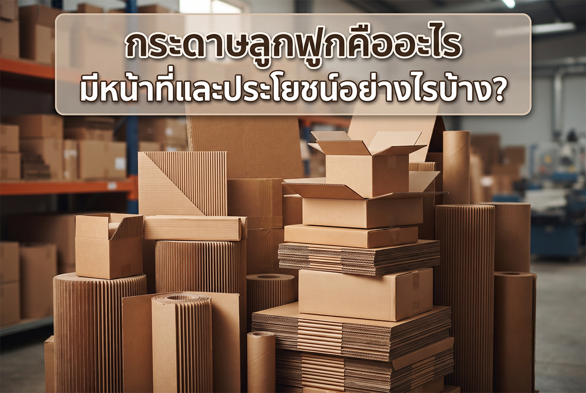 กระดาษลูกฟูกคืออะไร มีหน้าที่และประโยชน์อย่างไรบ้าง?