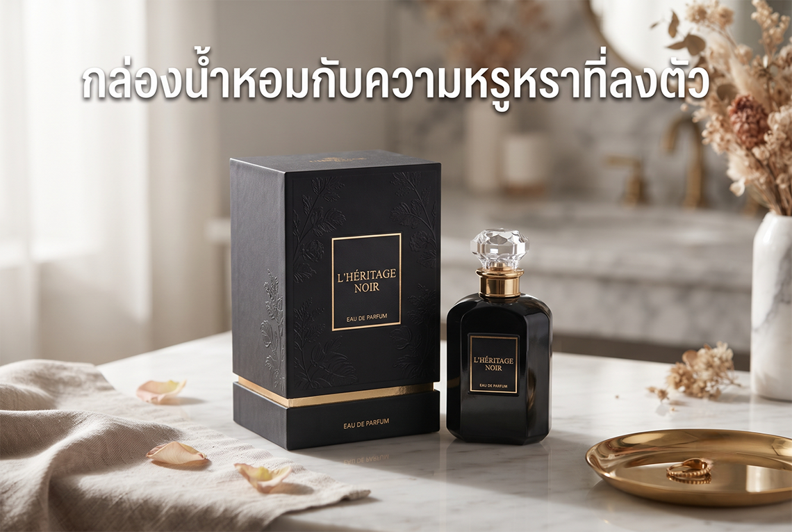 กล่องน้ำหอมกับความหรูหราที่ลงตัว