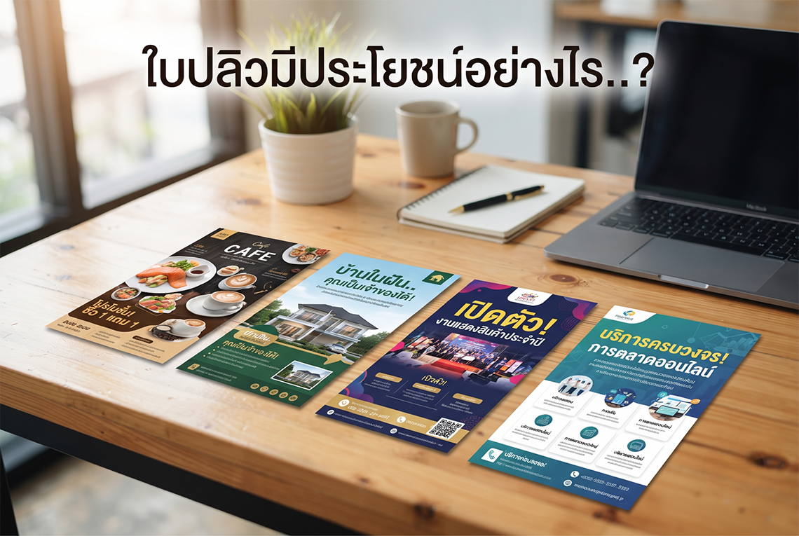 ใบปลิวมีประโยชน์อย่างไร..?
