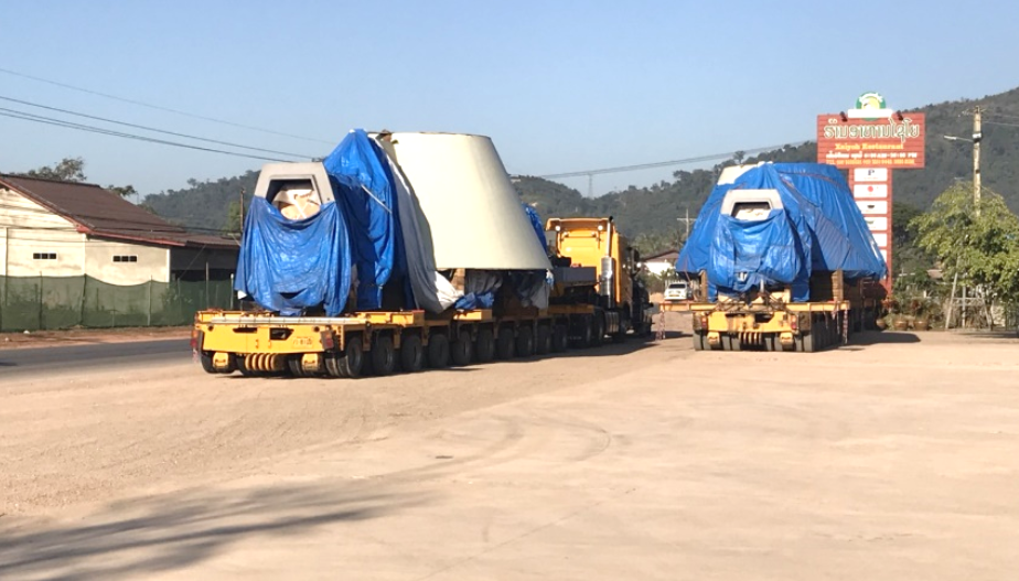 Nam Lik Hydro Power 1 : Heavy cargoes