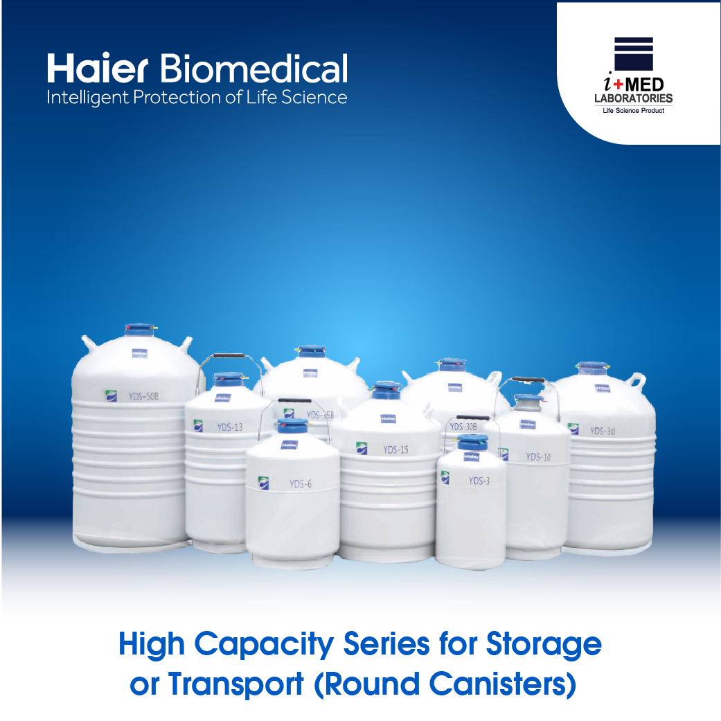 High Capacity Series for Storage or Transport (Round Canisters)