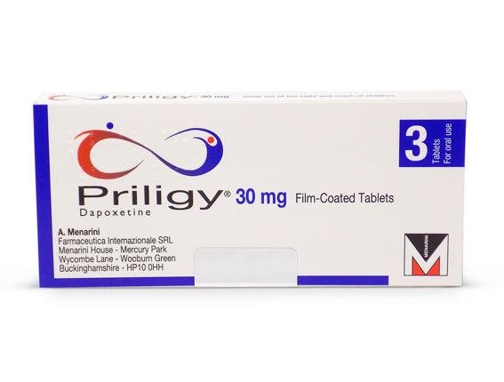 Priligy 30 mg พริลิจี (ดาพ็อกซิไทน์) คืออะไร?