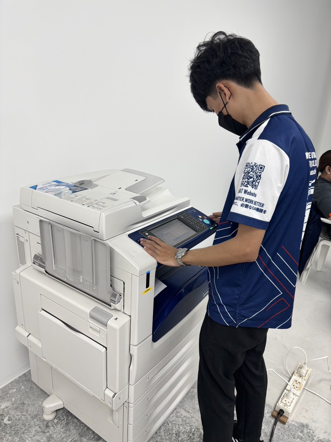 ติดตั้งเครื่องถ่ายเอกสาร AP-V C3376