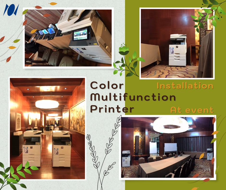 ติดตั้งเครื่องถ่ายเอกสารสี มัลติฟังก์ชัน ณ งานอีเว้น ติดตั้งเครื่องถ่ายเอกสารสี มัลติฟังก์ชัน ณ งานอีเว้น