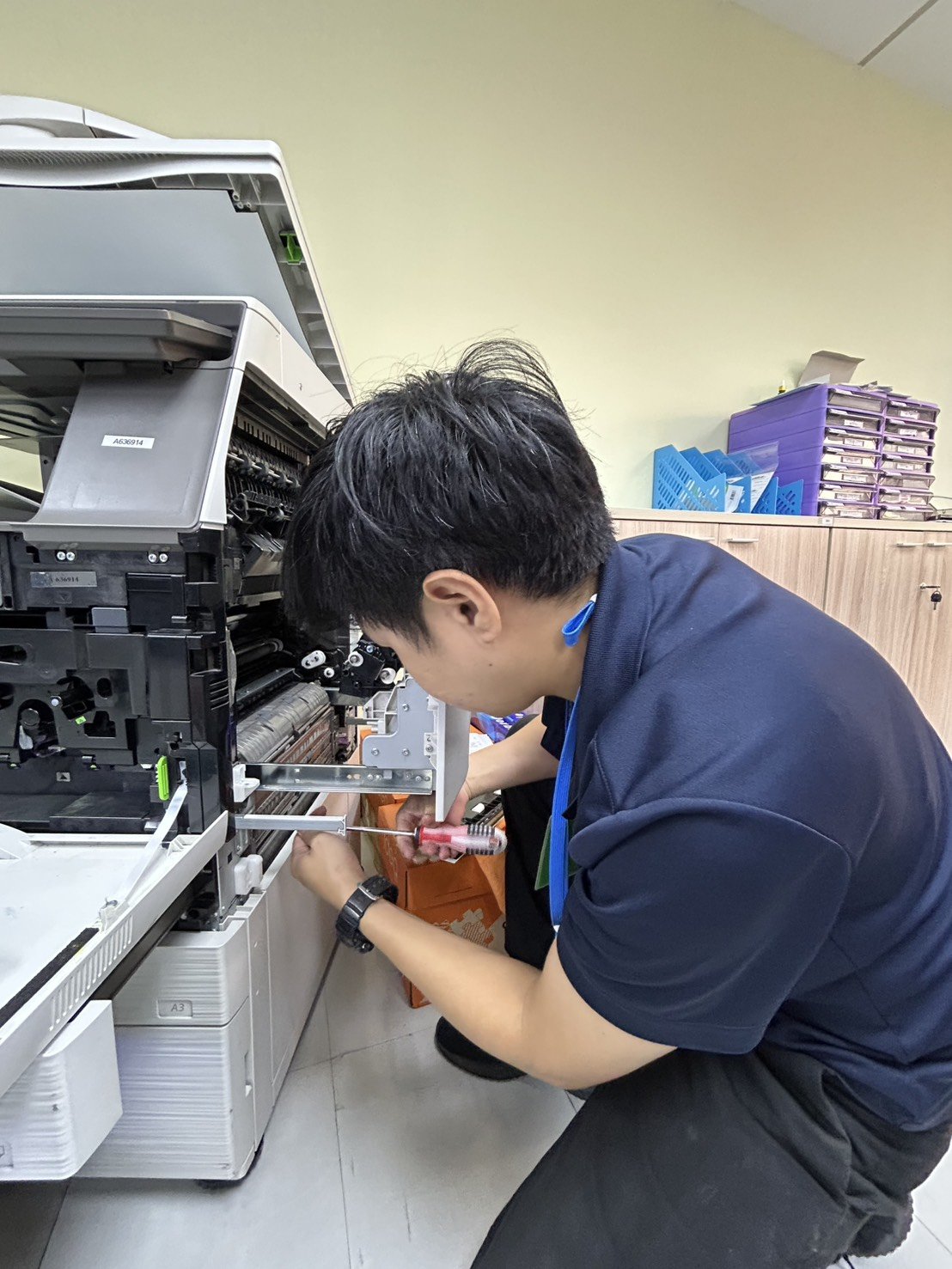 เข้าซ่อมบำรุง เครื่อง MX-4070