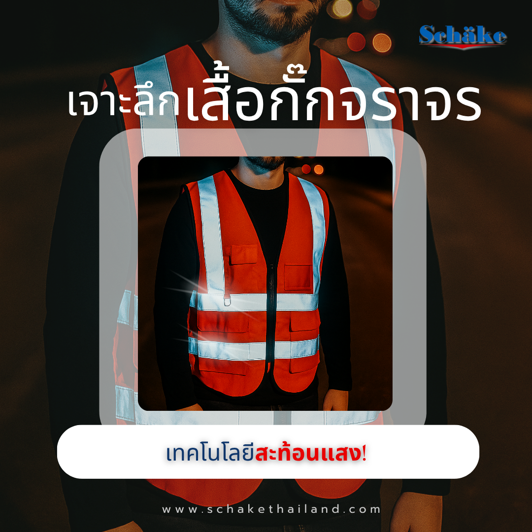 เจาะลึกเสื้อกั๊กจราจร กับเทคโนโลยีสะท้อนแสง!