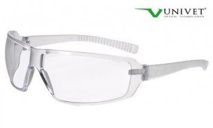 แว่นตานิรภัยเลนส์ใส UNIVET 553 Z01.00.00