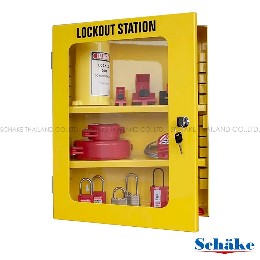 LOCKOUT STATION Yellow LT-519 LOTO LOCK®