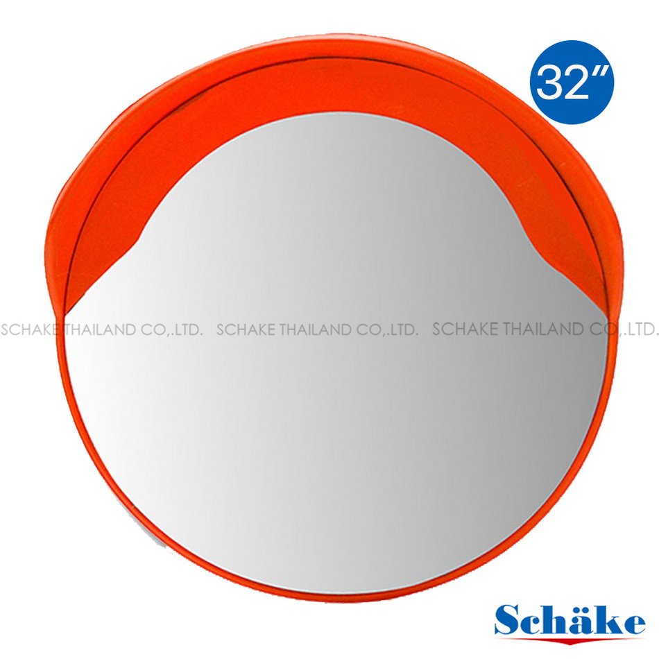 Convex Mirror Safety Mirror Size 32" Orange
