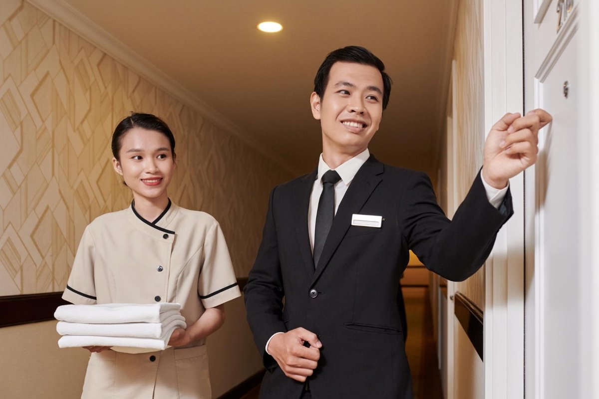ชุดพนักงานโรงแรมที่ทำให้คุณโดดเด่น ชุดพนักงานโรงแรมที่ทำให้คุณโดดเด่น