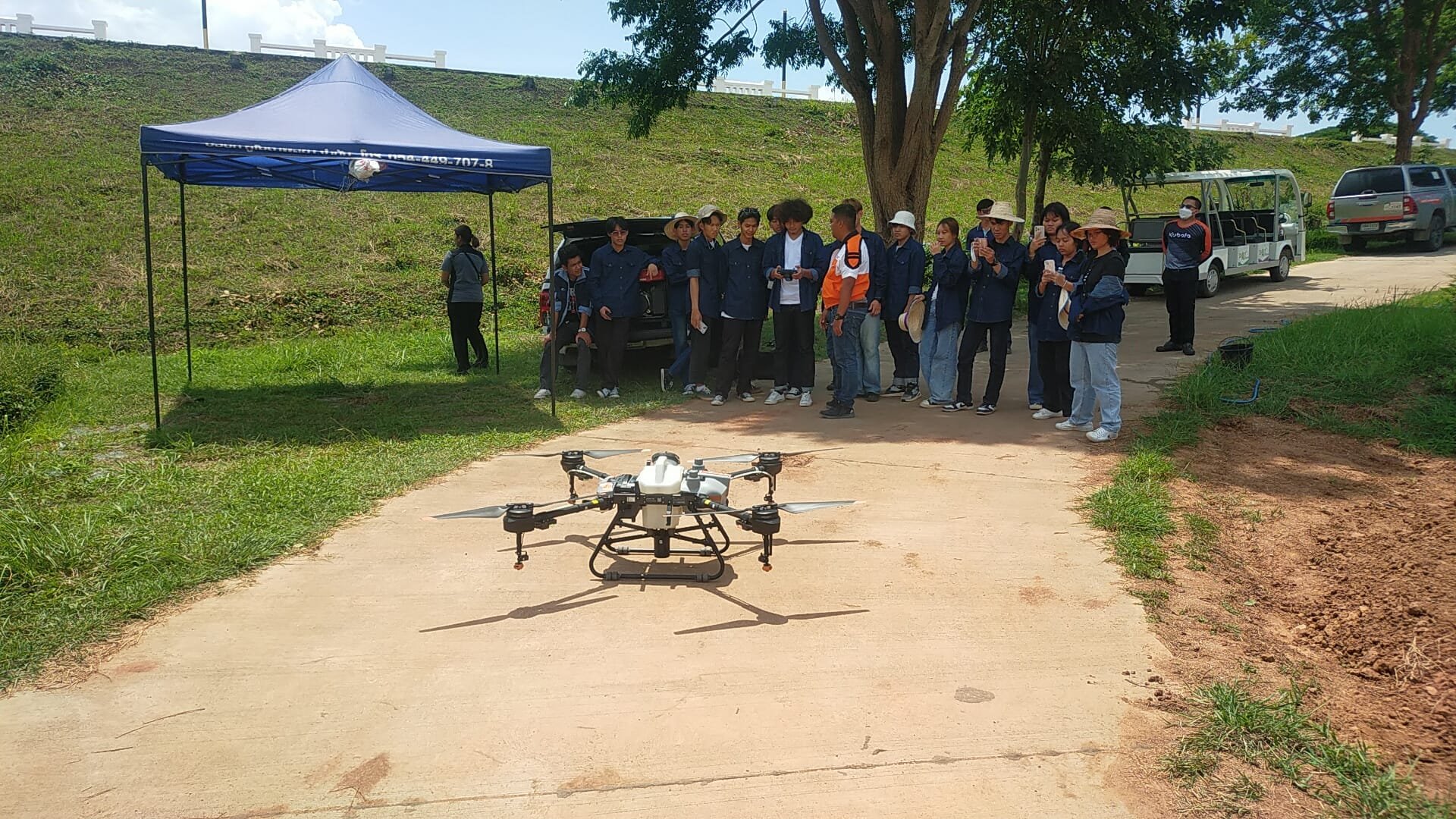 " ส่งเสริมนวัตกรรม สาธิต ให้ความรู้โดรนการเกษตร Drone Kubota in Classroom " โดย คณะเกษตรฯ ม.พะเยา ร่วมกับบริษัท คูโบต้าพะเยา จำกัด