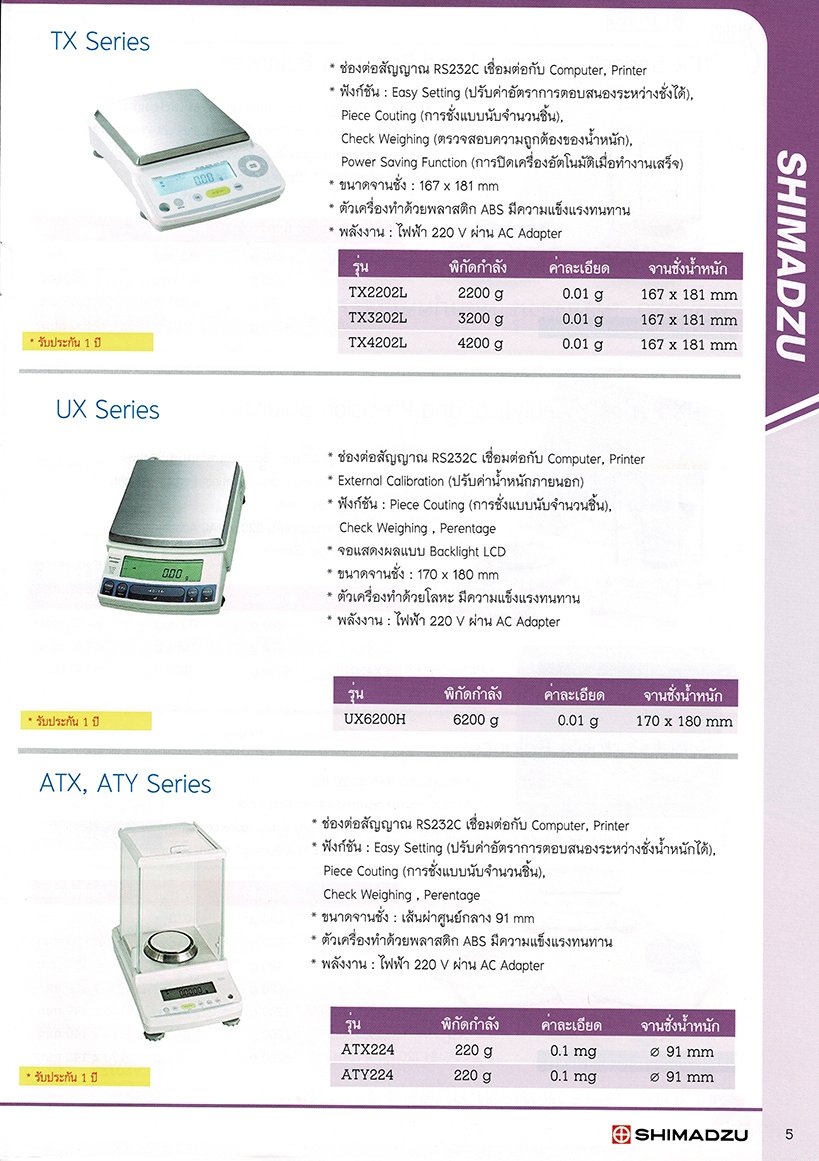 INDUSTRIAL SCALE CATALOGUE thaimetrology