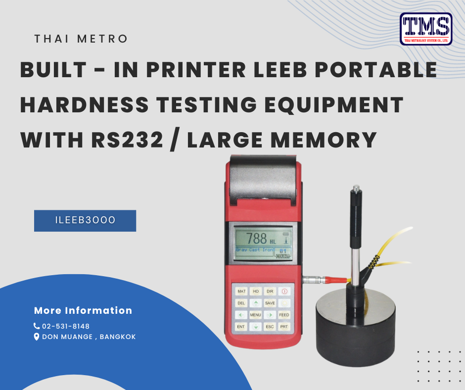 Built - In Printer Leeb Portable Hardness Testing Equipment With RS232 / Large Memory