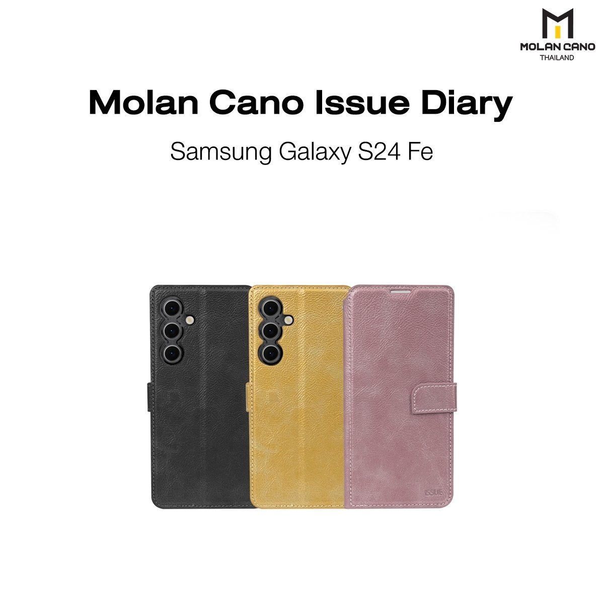 Molan Cano Issue Diary Case เคสฝาพับมีช่องใส่บัตร Samsung สำหรับซัมซุง S24FE