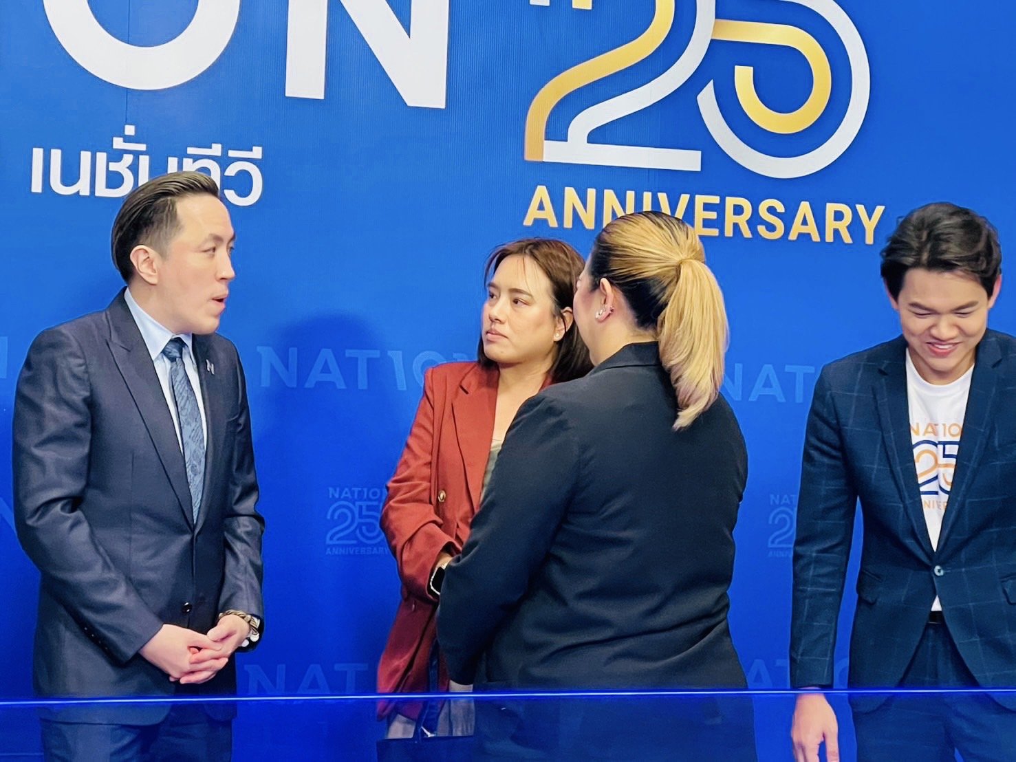 ร่วมแสดงความยินดีเนื่องในวาระครบรอบ 25 ปี Nation TV ร่วมแสดงความยินดีเนื่องในวาระครบรอบ 25 ปี Nation TV