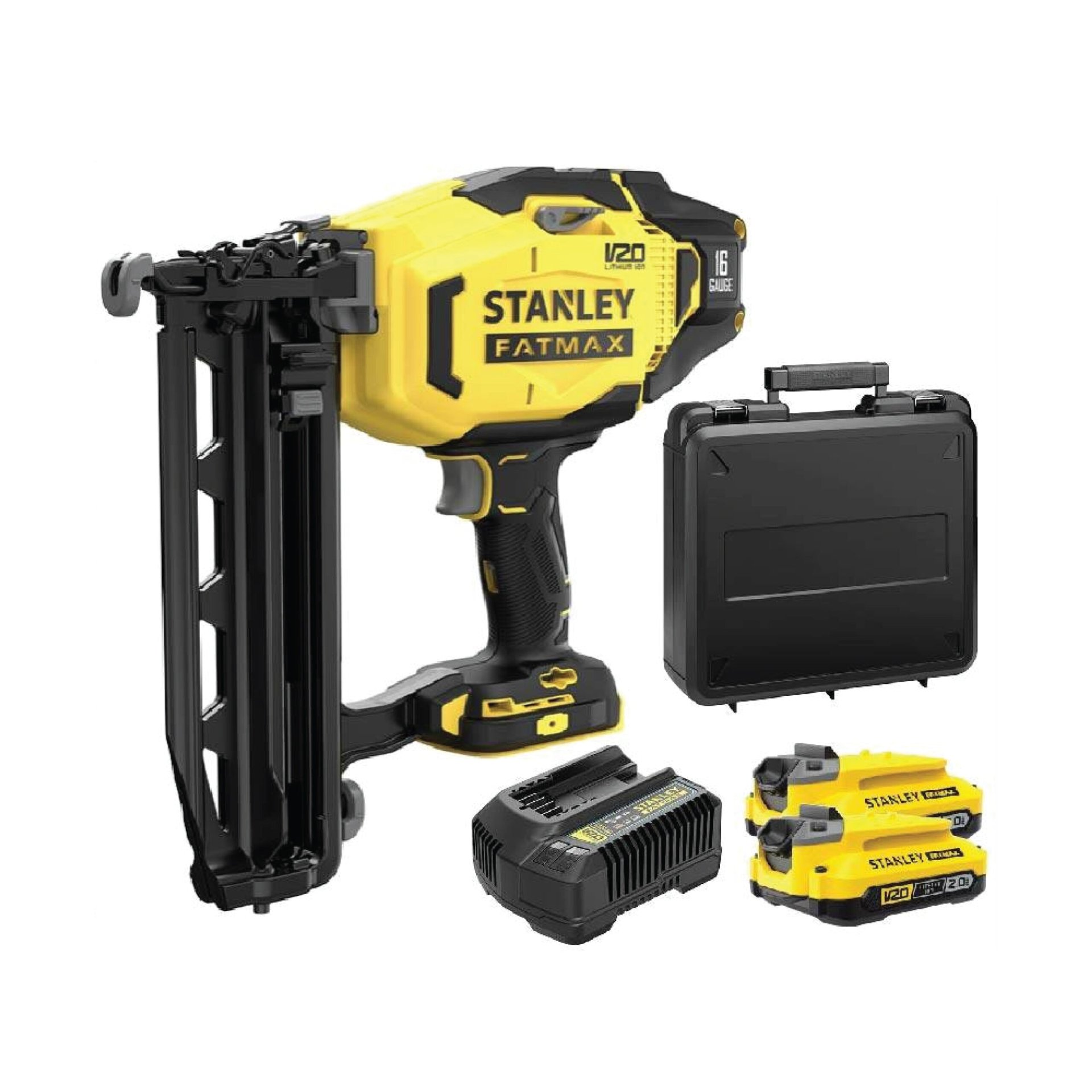 STANLEY FATMAX รุ่น SCN616D2K-B1 ปืนยิงตะปูไร้สาย 20V  (2.0Ahx2)