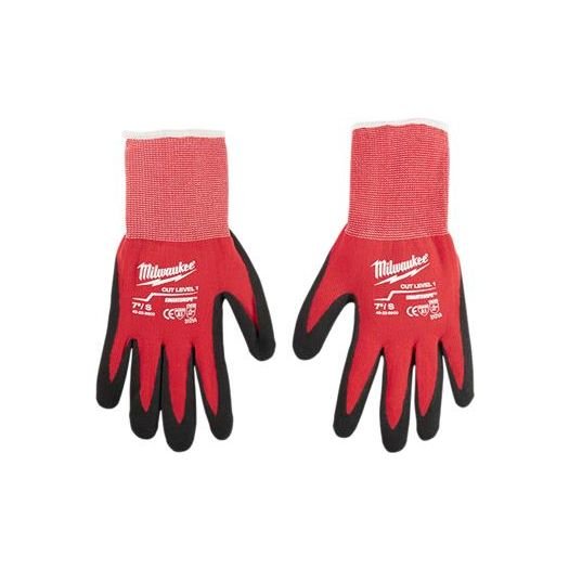 Milwaukee 48-22-8901 ถุงมือกันบาด Cut 1 Dipped Gloves - M