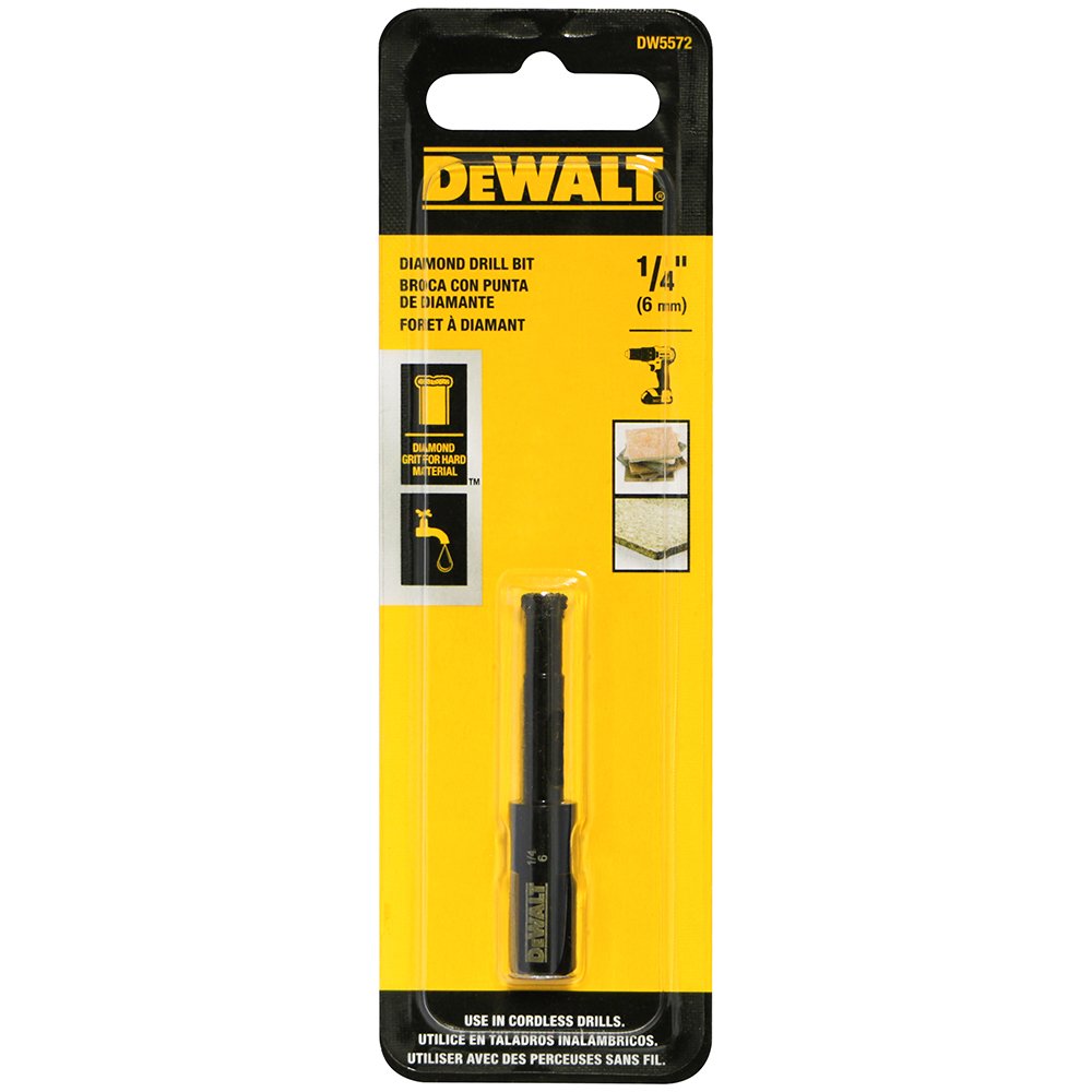 DEWALT รุ่น DW5572 ดอกสว่านเจาะกระเบื้อง 1/4นิ้ว