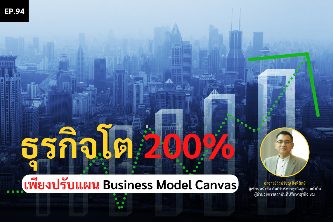 ธุรกิจโต 200% เพียงปรับแผน Business Model Canvas
